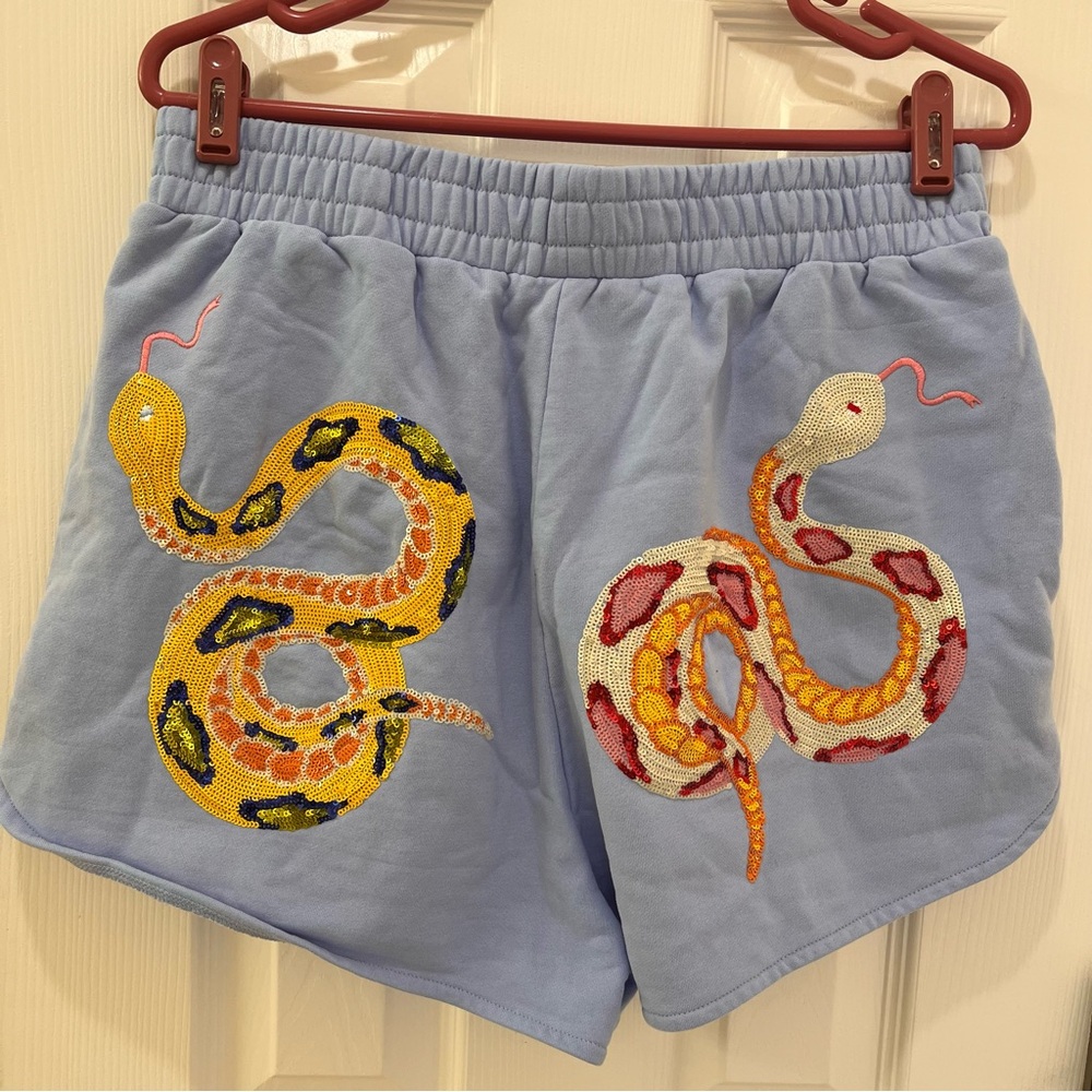 Queen of Sparkles Multi Snake Sweatshirt Shorts Set - Picture 5 of 6